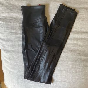 Spanx faux leather leggings